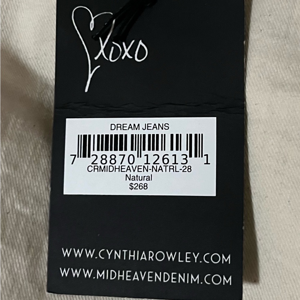 Cynthia rowley x Midheaven Denim Ecru Bellbottoms - Picture 8 of 8